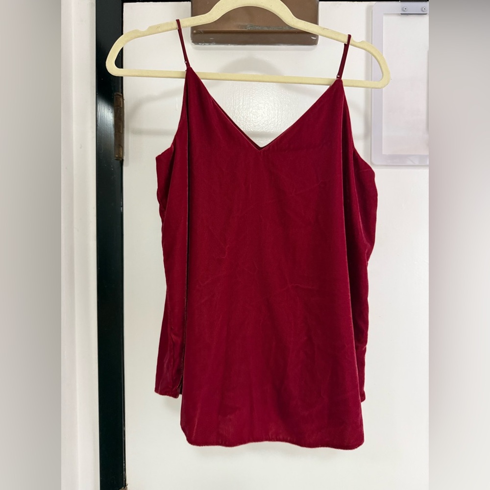 Express Deep Red Camisole Top